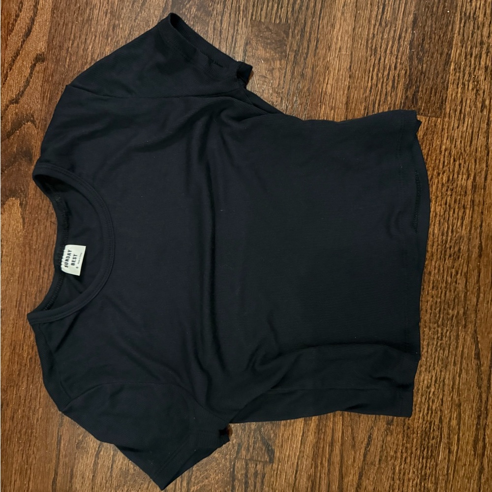 Sunday Best Black Short Sleeve Tee